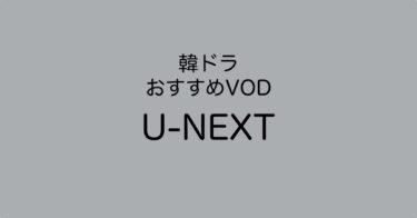 韓国ドラマ好きにおすすめVODサービスは？U-NEXTの魅力